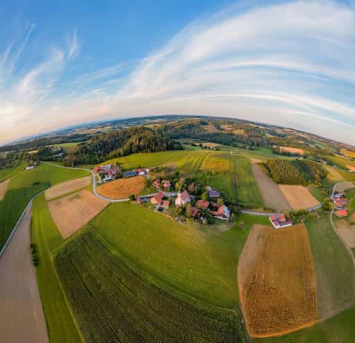 Luftbild St. Wolfgang, Bad Griesbank, Landkreis Passau