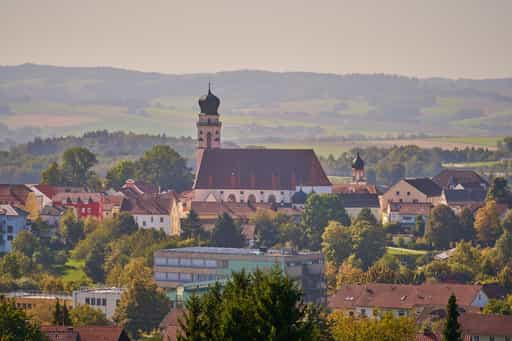 Aussicht von Waldwunderwelt auf Bad Griesbach, Passau