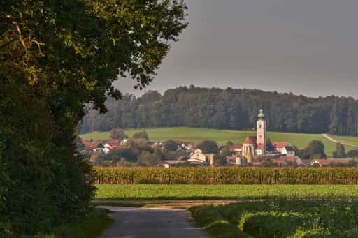 Pilgerweg Richtung Mehring, Badhöring, Altötting, Oberbayern