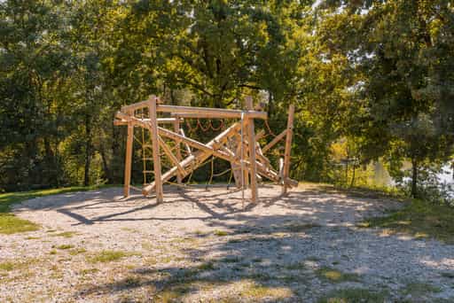 Waldsee Klettergerüst am Lago Kirchdorf, Simbach, Rottal-Inn