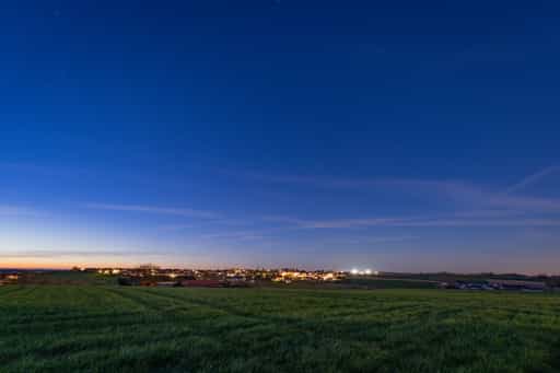 Wurmannsquick von Vorleiten im Mondlicht, Rottal-Inn