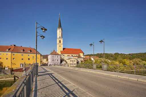 Stadtansicht Vils, Vilshofen, Passau, Niederbayern