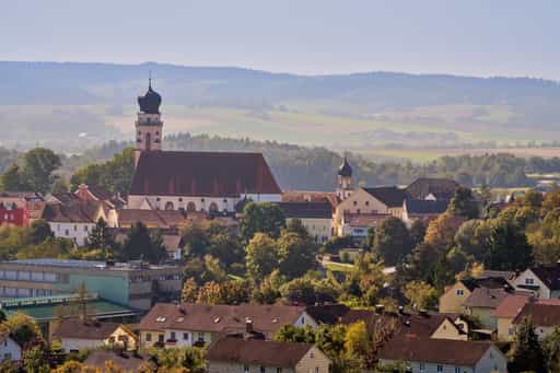 Aussicht von Waldwunderwelt auf Bad Griesbach, Passau